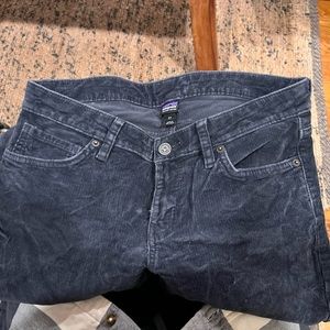 Patagonia cord pants gray/ blue size 27. Great condition